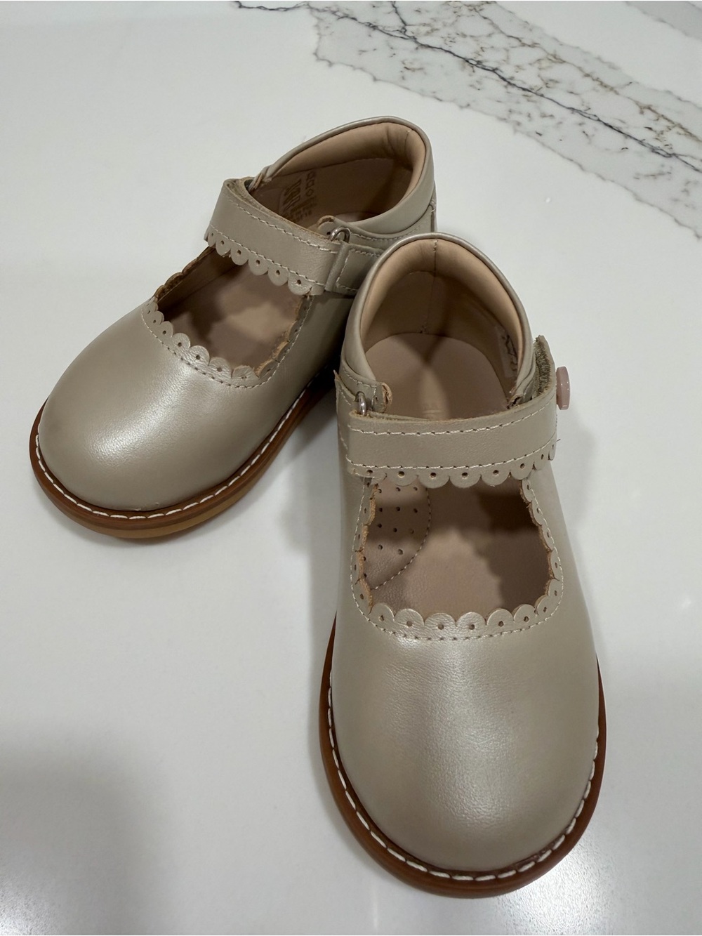 Elephantito gold Mary Jane Shoes